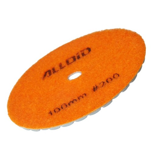 Круг зачистний Alloid Pro, алмазний, шліфувальний, на липучці, HEXAGON, 100мм, зерно 200 (DD-63388)