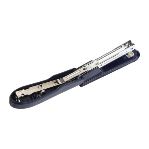 Степлер Buromax пластиковий, 15 аркушів, (скоби №10), 111 х 28 х 43 мм, синій (BM.4100-02)