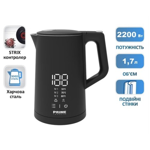 Електрочайник PRIME Technics PKD 1788 BS