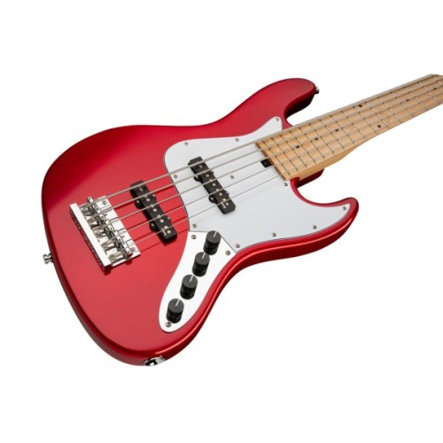 Бас-гітара Sadowsky MetroExpress 21-Fret Vintage J/J Bass Maple 5-String - Candy Apple Red Metallic (SME21VJ5 31M OKU FR)