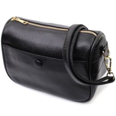 Сумка Vintage З натуральної шкіри Чорна (22590)