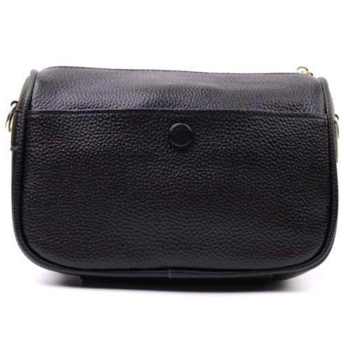 Сумка Vintage З натуральної шкіри Чорна (22590)