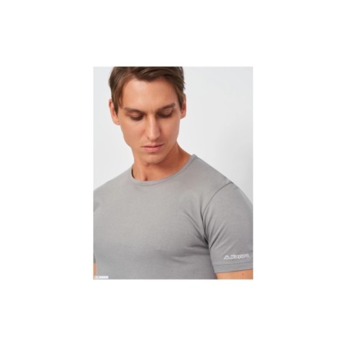 Футболка Kappa T-shirt Mezza Manica Girocollo K1305 GrigioUnito сірий XXL (8002390400745)
