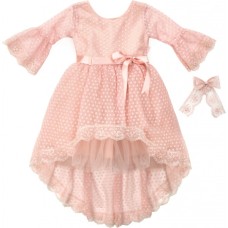 Плаття дитяче Tivido святкове з прикрасою (1866-128G-pink)