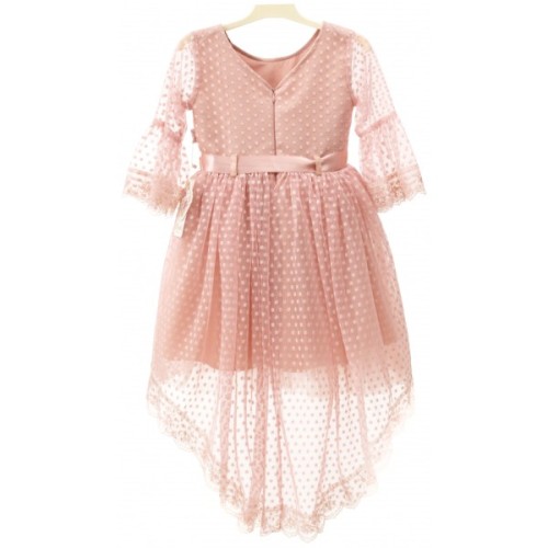 Плаття дитяче Tivido святкове з прикрасою (1866-128G-pink)