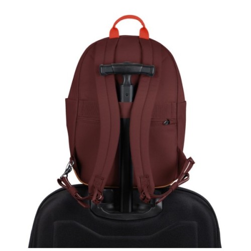 Рюкзак туристичний Pacsafe Go 15L бургунді (35110345)