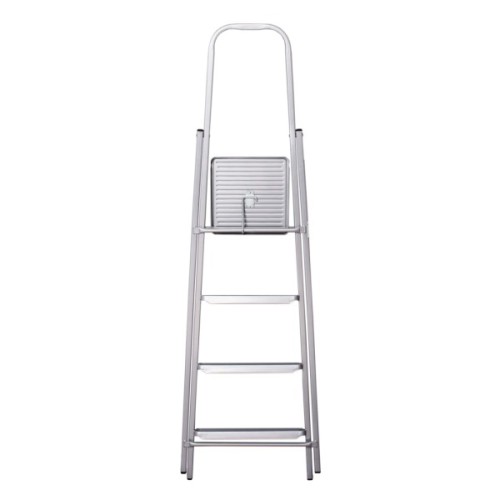 Драбина Eurogold зварна 4-х сходинкова GREY, 156х49х9см, Арт.214 (ЕГ-214 GREY)