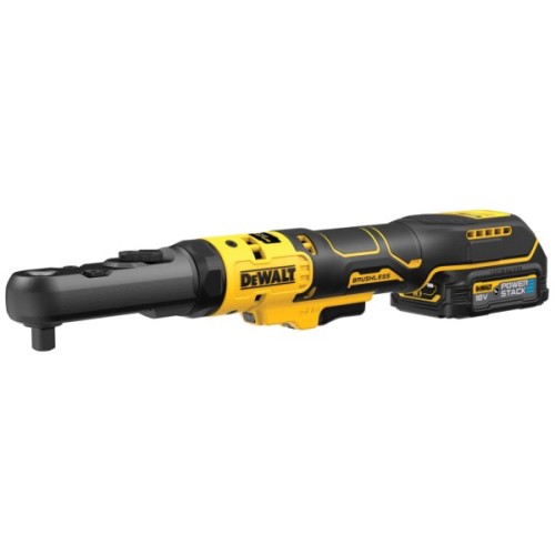 Гайковерт DeWALT кутовий, XR Li-Ion PowerStack 18 GFN, 1.7Ah, 102 Нм (DCF510E2G)