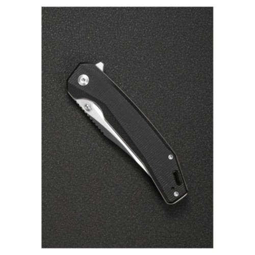 Ніж Sencut Vornix, Black Micarta, Satin (S25038-2)