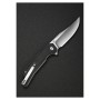 Ніж Sencut Vornix, Black Micarta, Satin (S25038-2)