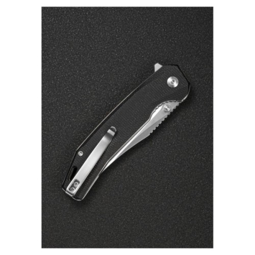 Ніж Sencut Vornix, Black Micarta, Satin (S25038-2)