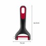 Овочечистка Tefal Ingenio+ горизонтальна 14.3 см червоно-чорний (K1992134)