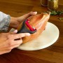 Овочечистка Tefal Ingenio+ горизонтальна 14.3 см червоно-чорний (K1992134)