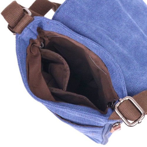 Сумка Vintage З текстилю Синя (21267)