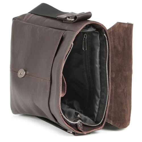 Сумка Shvigel Шкіряна Коричнева (00852)