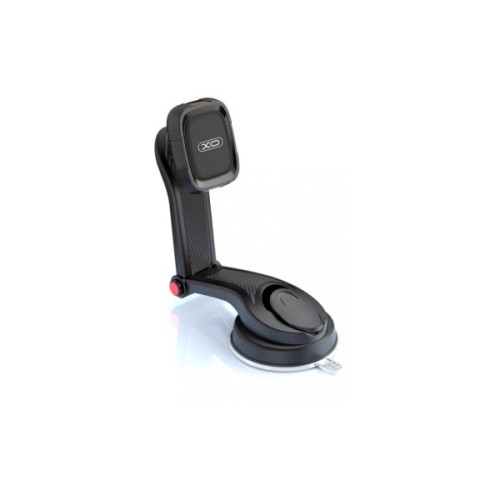Універсальний автотримач XO C106 Dashboard suction cup adjustable magnetic Phone holder Black (6920680830343)