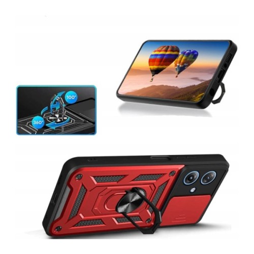 Чохол до мобільного телефона BeCover Military Motorola Moto G55 Red (713059)