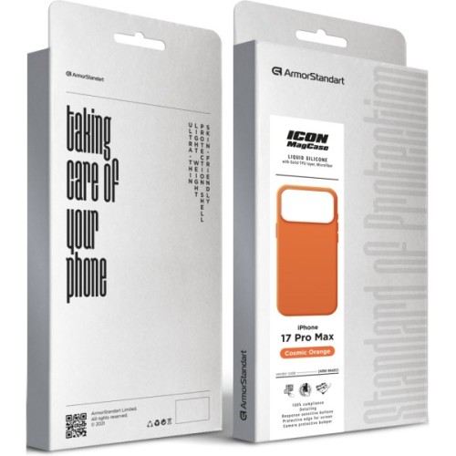 Чохол до мобільного телефона Armorstandart ICON2 MagCase Apple iPhone 17 Pro Max Cosmic Orange (ARM86682)