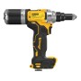 Заклепувальник DeWALT 18 В XR Li-Ion, 20 kN, d.закл.=4.8-6.4 мм (без АКБ та ЗП) (DCF414NT)