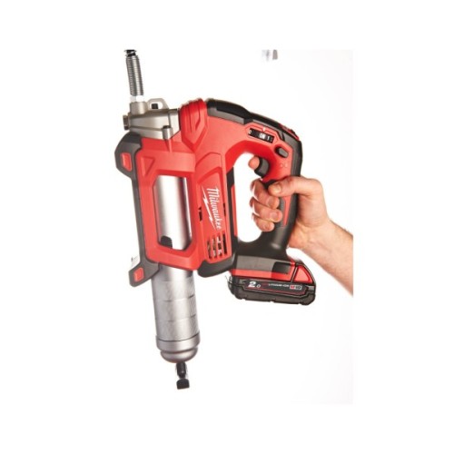 Шприц для мастила Milwaukee HEAVY DUTY M18 GG-201C Li-Ion 2Ah, кейс (4933440490)
