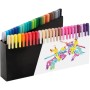 Фломастери Faber-Castell пензлики Black Edition, 50 кольорів (33038)