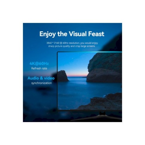 Кабель мультимедійний DisplayPort M to DisplayPort M 5.0m V1.2 4K60Hz Vention (HAKBJ)