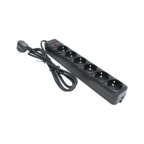 Мережевий фільтр живлення SPG6-B-15 Gembird (SPG6-B-15 PPB/ SPG6-G-15B)