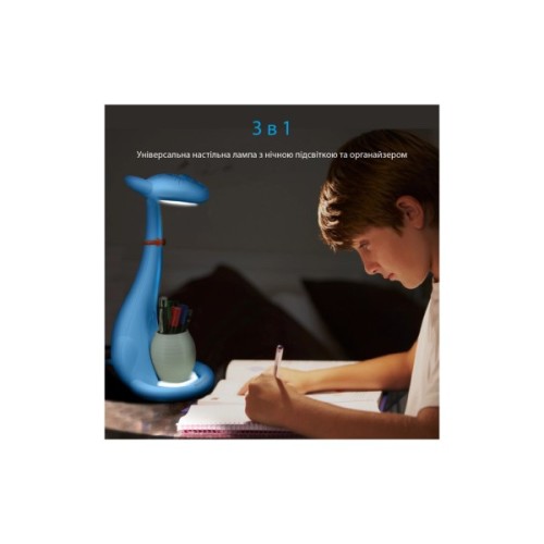 Настільна лампа Promate tom.blue