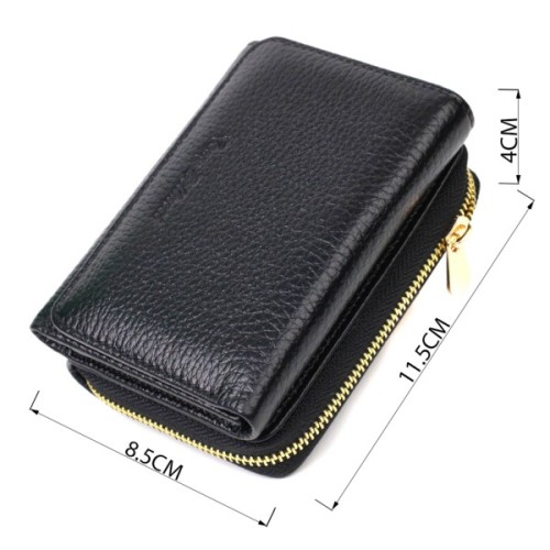 Портмоне Tony Bellucci З натуральної шкіри Чорне (22024)