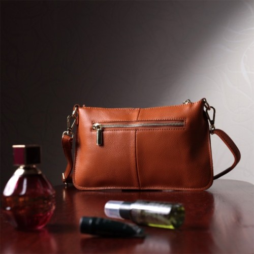 Сумка Vintage З натуральної шкіри Руда (22645)