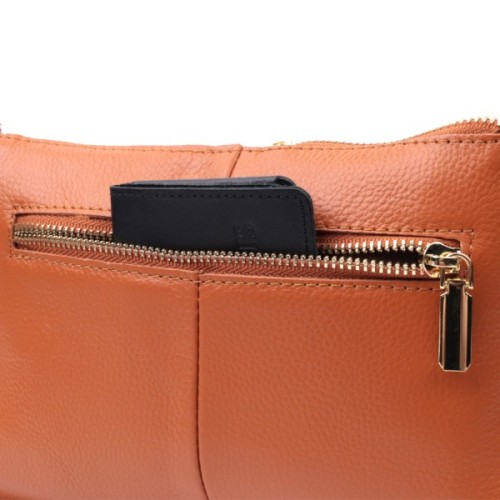 Сумка Vintage З натуральної шкіри Руда (22645)