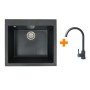 Мийка кухонна Adamant Univer графіт + змішувач (4824296912113)