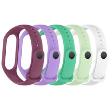 Ремінець до фітнес браслета Armorstandart комплект 5шт Xiaomi Mi Band 7/6/5 New Style Floral (ARM75059)