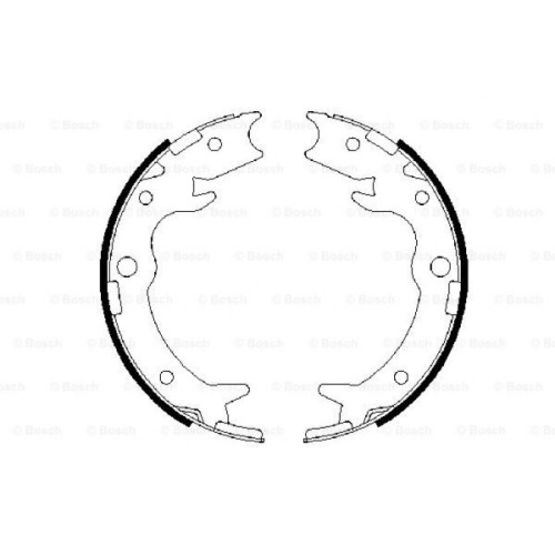 Гальмівні колодки Bosch 0 986 487 686