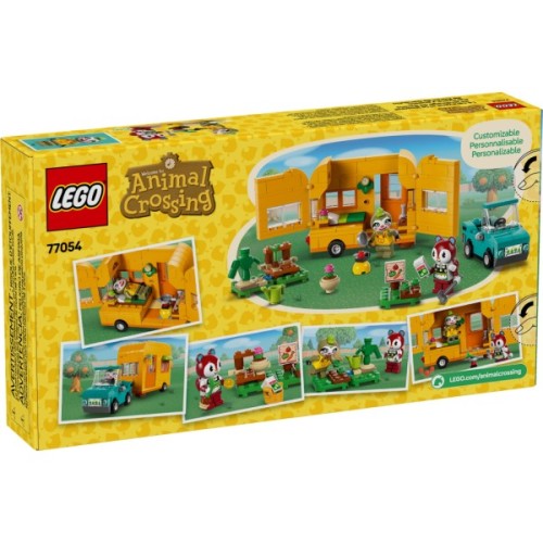 Конструктор LEGO Animal Crossing Садова крамниця і караван, що належать Leif (77054)