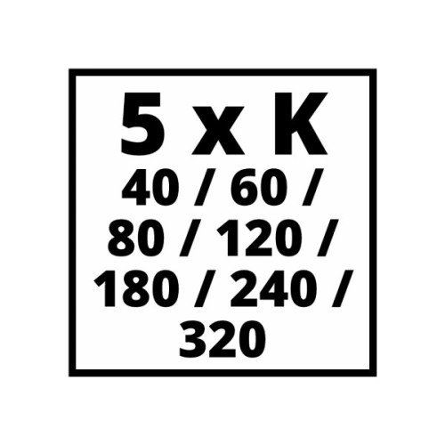 Наждачний папір Einhell стрічка до TE-BF 18 Li, 9x457 мм, 35 шт (4419816)