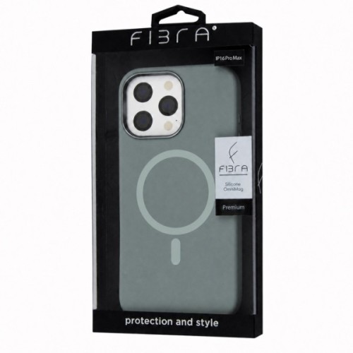 Чохол до мобільного телефона BeCover FIBRA Silicone OmniMag Apple iPhone 16 Pro Max Gray (716236)