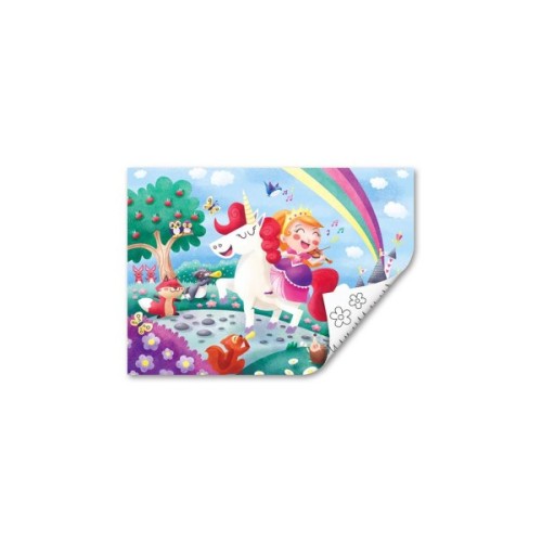 Пазл Hape Єдинороги з розмальовкою (E1642)