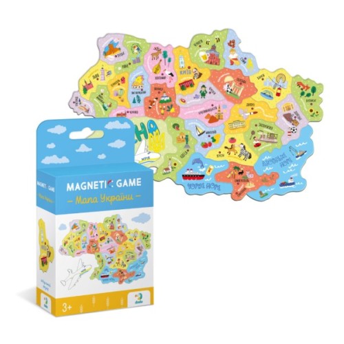 Навчальний набір DoDo Магнітна мапа України (200241)