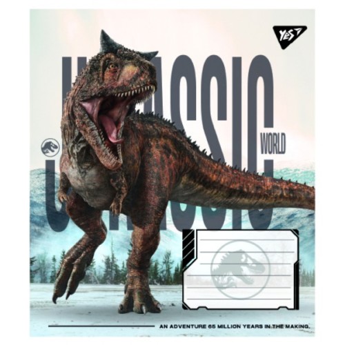 Зошит Yes JURASSIC WORLD ALIVE А5 24 аркушів лінія (767683)