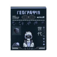 Зошит Kite предметний Cyber 48 аркуші, клітинка, географія (K25-240-25)