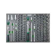 Набір інструментів Toptul в ложементі 3/8", 1/2" 104 шт. (GEDA429)