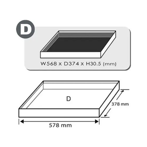 Набір інструментів Toptul в ложементі 3/8", 1/2" 104 шт. (GEDA429)