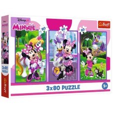 Пазл Trefl Mickey&friends Мінні та друзі 3x80 (5900511348897)