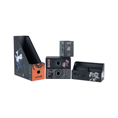 Настільний набір Kite Naruto 4 предмети, картон (NR25-357)