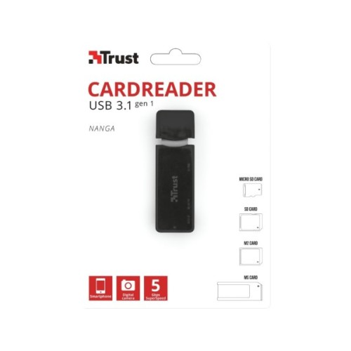 Зчитувач флеш-карт Trust Nanga USB 3.1 (21935)