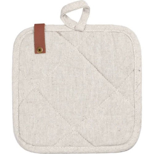 Кухонна прихватка Ardesto Oliver, 20х20 см, 100% бавовна, нап-ч: ватин, сірий світлий (ART04OL)