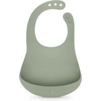 Нагрудничок Suavinex Colour Essence силіконовий, зелений (402976)