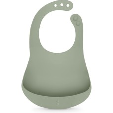 Нагрудничок Suavinex Colour Essence силіконовий, зелений (402976)