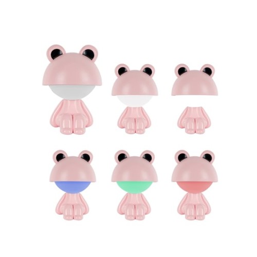Нічник Kite Світильник LED з акумулятором Cute Froggy, рожевий (K25-316-3-2)